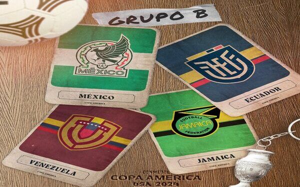 Ecuador, Venezuela y Jamaica, los rivales de México en la Copa América