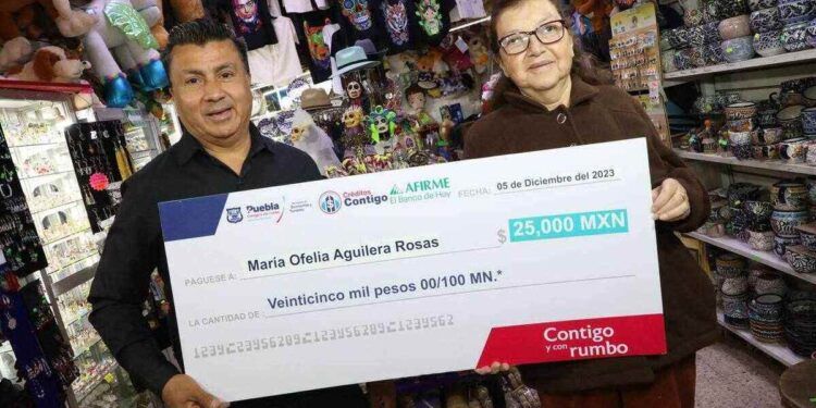 Programa «Créditos Contigo» en Puebla capital registra siete mil apoyos otorgados