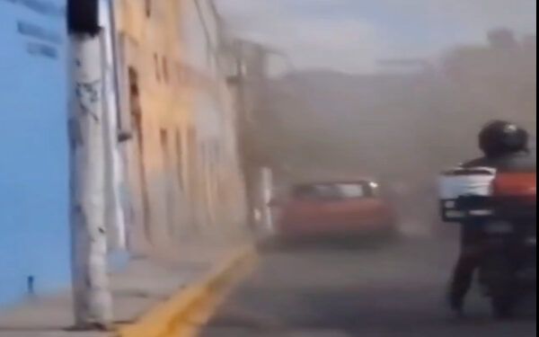 Sismo daña estructura de una casona en Atlixco