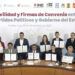 Gobierno, IEE, INE y partidos firman pacto de civilidad rumbo al 2024