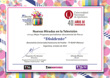 Premio internacional a Disidente