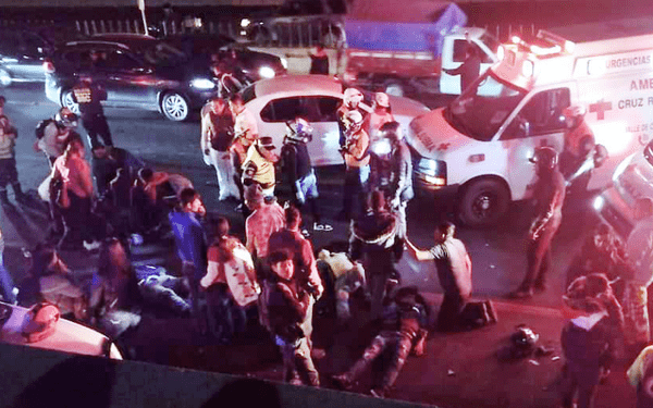 Fallecen atropellados dos peregrinos poblanos en la autopista México-Puebla