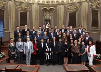 Sergio Salomón rinde su Primer Informe de Gobierno ante el Congreso de Puebla