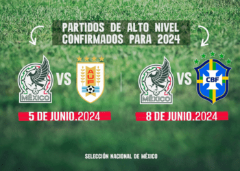 México enfrentará a Brasil y Uruguay previo a la Copa América 2024
