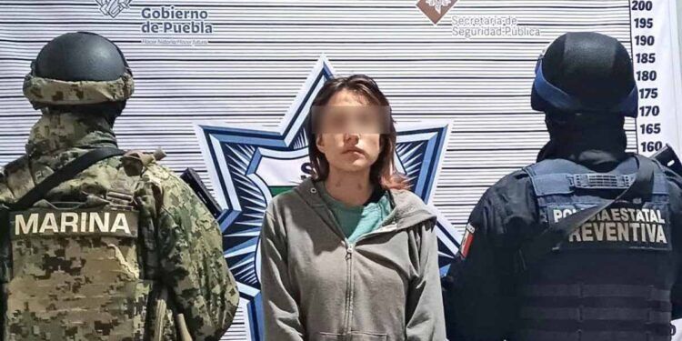 Narcovendedora del sur de Puebla capital es detenida por SSP y Marina