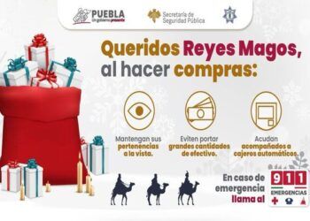 SSP Puebla emite recomendaciones para compras de Día de Reyes