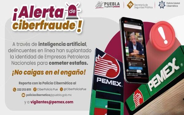 SSP Puebla alerta sobre fraude en falsas inversiones en Pemex