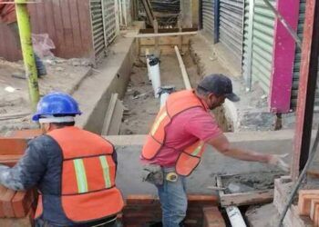Avanzan trabajos de rehabilitación del mercado “Domingo Arenas” en Texmelucan