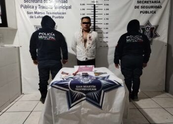 Robó una motocicleta a punta de pistola y lo detienen en Texmelucan