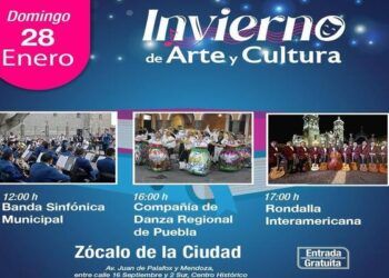 Presentan cartelera cultural para este fin de semana en Puebla capital