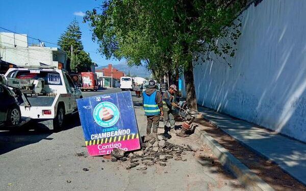 Programa de Bacheo interviene más de 38 mil metros cuadrados durante enero
