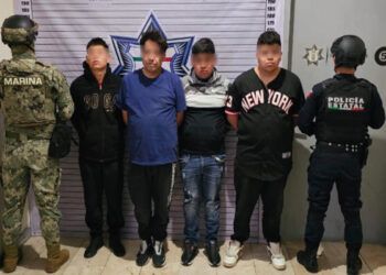 Capturan con droga y armas a ladrones que vendían vehículos por Facebook en Texmelucan