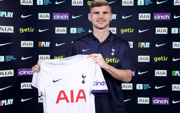 Timo Werner regresa a la Premier con el Tottenham
