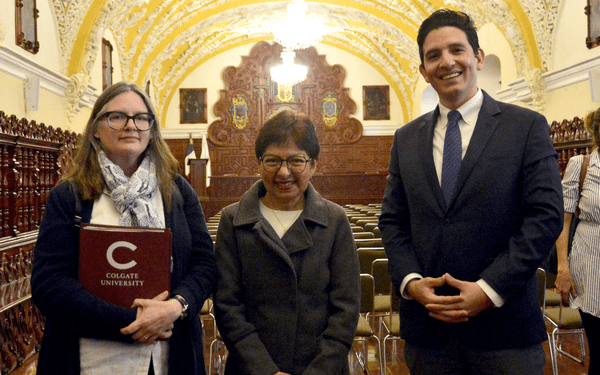 BUAP y Colgate University de Nueva York firman convenio de colaboración