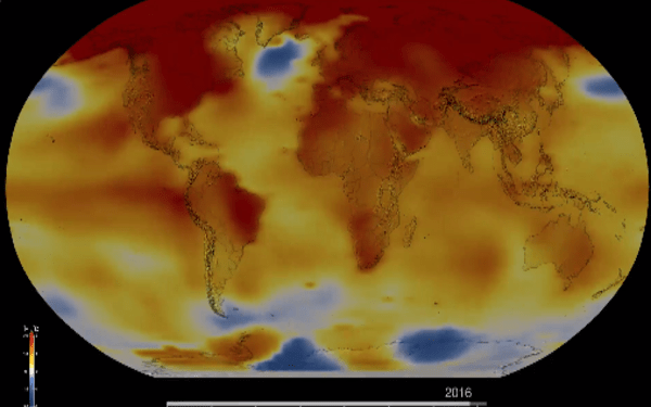 2023 el año más caluroso desde 1880: NASA