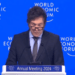 Milei se presenta en el Foro Davos en Suiza