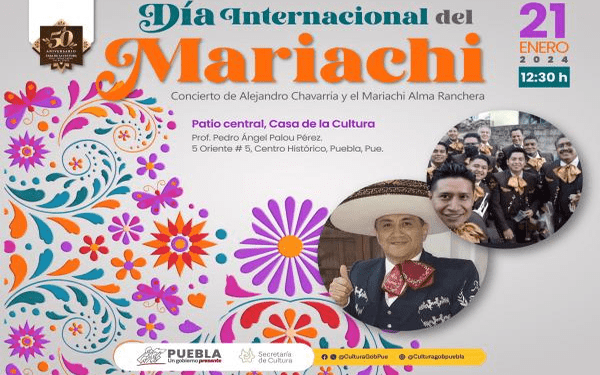 Casa de la Cultura conmemorará Día Internacional del Mariachi