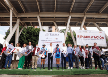 En marcha el remozamiento de la ciclopista del bulevar Hermanos Serdán