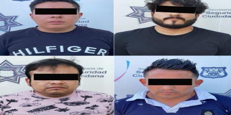 Detienen en Puebla a asaltantes de negocios y transeúntes