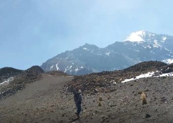 Continúa búsqueda del alpinista perdido en el Pico de Orizaba