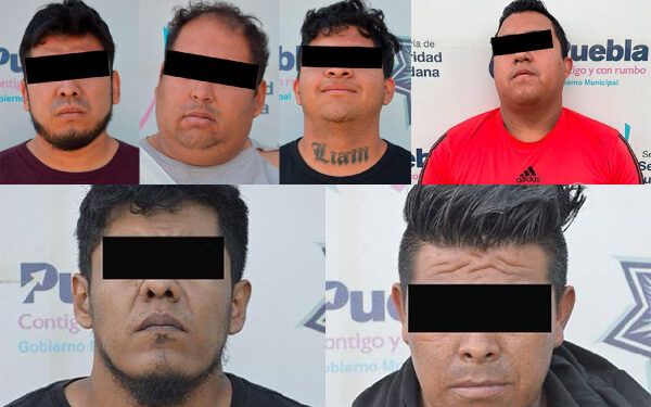 SSC Puebla detiene a integrantes de bandas delictivas