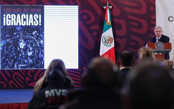 AMLO anuncia lanzamiento de su nuevo libro “¡Gracias!”
