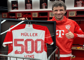 Thomas Müller primer jugador del Bayern en llegar a las 500 victorias