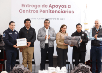 Entregan insumos al Centro Penitenciario para Adultos Mayores de Puebla