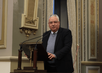 Secretario de Movilidad y Transporte comparece ante el Pleno del Congreso de Puebla
