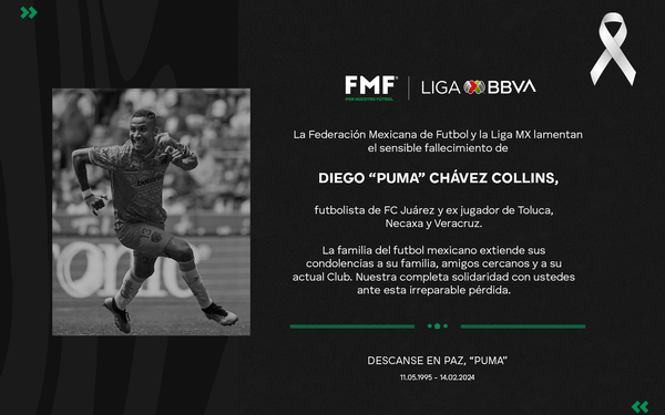 Fallece en accidente automovilístico el “Puma” Chávez, jugador de Juárez