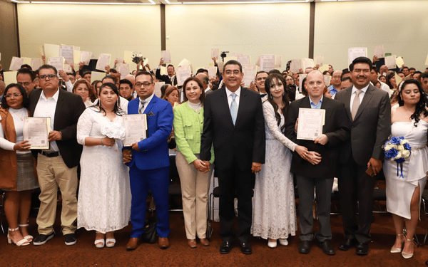 Encabeza Sergio Salomón jornada de matrimonios gratuitos