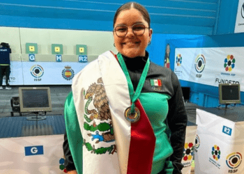 Andrea Ibarra le da la plata a México en la Copa Mundial de Tiro Deportivo
