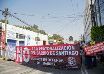 Pese a manifestaciones, peatonalización seguirá: Vélez