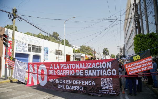 Pese a manifestaciones, peatonalización seguirá: Vélez