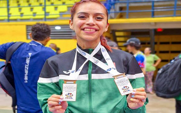 Consigue doble bronce Yuriko Cortés en modalidad kumite