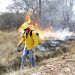 Combaten incendio en La Malinche