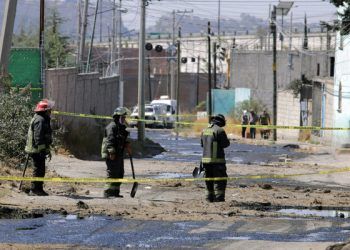 Operativo en Amalucan, por derrame de combustóleo