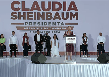 Claudia Sheinbaum arranca su campaña en el Zócalo capitalino