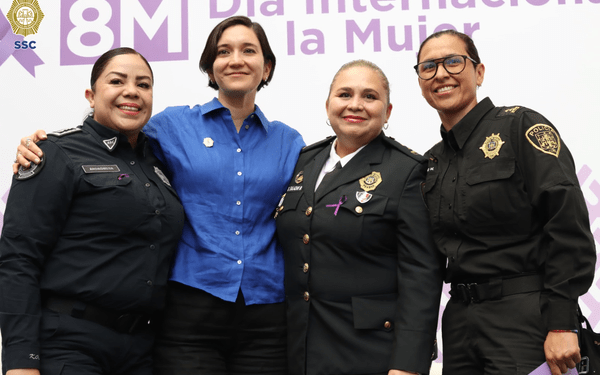 2.300 mujeres policías vigilarán la marcha del 8M en la CDMX