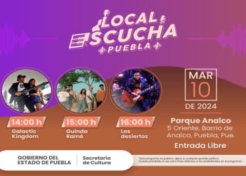 Artistas poblanos darán cinco conciertos como parte del programa “Local, Escucha Puebla”