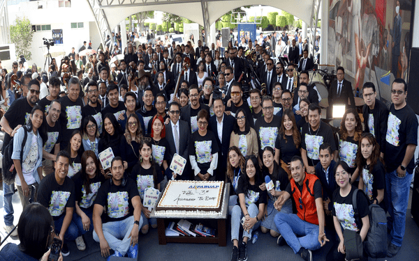 Celebran tres años de televisión en la BUAP