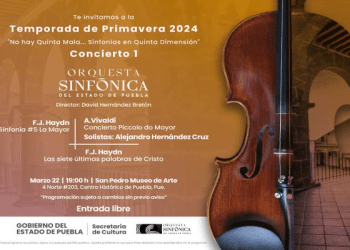 Orquesta Sinfónica del Estado de Puebla anuncia temporada de conciertos Primavera 2024