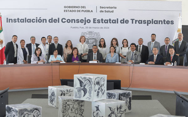 Instalan en Puebla el Consejo Estatal de Trasplantes