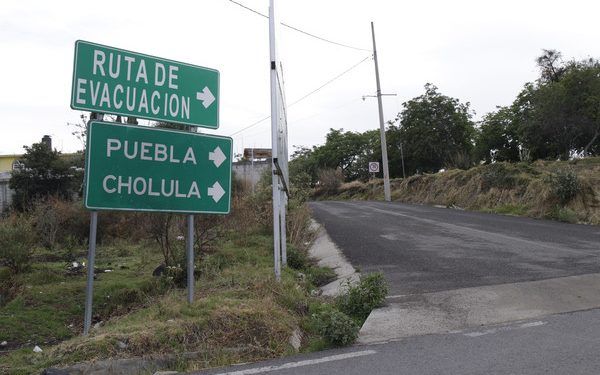Ante actividad volcánica, repararán rutas de evacuación