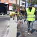 Reducción de carriles de circulación por obras en la Avenida Juárez