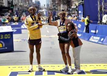 Fiesta de los atletas, el Maratón de Boston