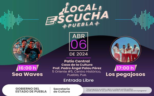 Anuncian conciertos de artistas poblanos en la Casa de la Cultura