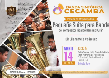 Banda Sinfónica CECAMBA se presentará en la Casa de la Cultura y en “La Carmela”