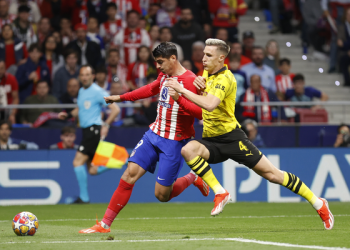 Atlético de Madrid logra ventaja mínima ante el Dortmund en Champions