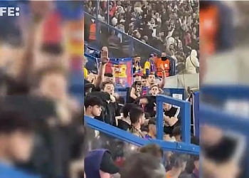 UEFA investigará saludo nazi realizado por aficionados del Barcelona en París